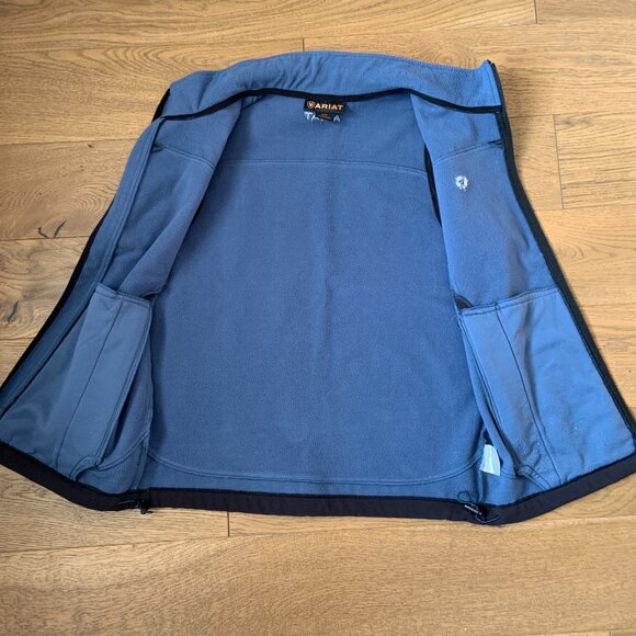 Women's Ariat Softshell Chore Vest Grey Size S - Picture 9 of 9